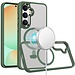 For Samsung For Samsung Galaxy S24 FE Greatest Clear Acrylic Thick Metal Button Hybrid