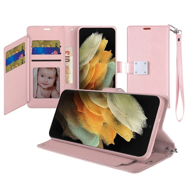 For Samsung For Samsung Galaxy S21 Ultra/S30 Ultra 7.1inch Wallet ID Card Holder
