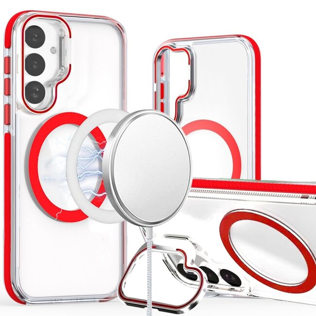 For Samsung For Samsung Galaxy s23 FE 5G MagSonic Camera Bracket Stand Magnetic Ring Circle Hybrid