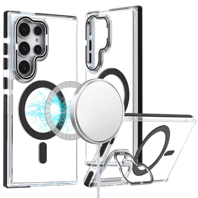 For Samsung For Samsung Galaxy s24 Ultra MagSonic Camera Bracket Stand Magnetic Ring Circle Hybrid