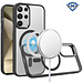 For Samsung For Samsung Galaxy s24 METKASE Magnetic Greatest Clear Acrylic Thick Metal Button Hybrid in Slide-Out Package