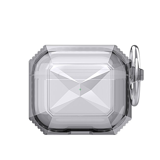 For Apple For AirPods 4 3mm Thick Transparent TPU with Colored Edge Case Cover
