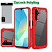 For Samsung [PolyBag] For Samsung Galaxy A16 5G Ultimate CaseX Transparent Hybrid Case with Metal Buttons And Camera Edges