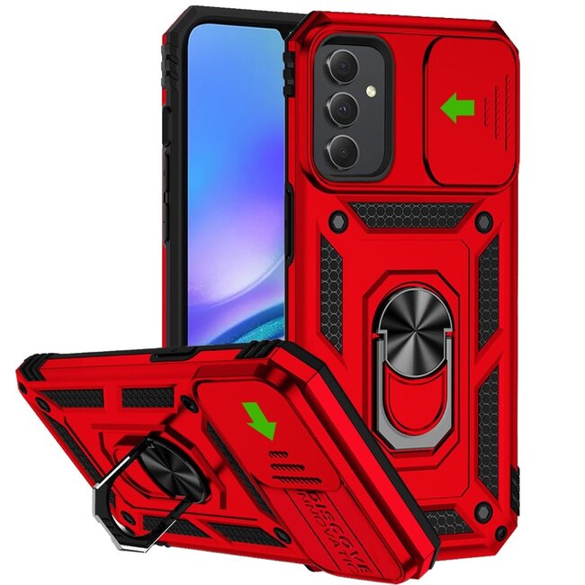 For Samsung For Samsung Galaxy A05s Well Protective Magentic Ring Stand Camera Protective Cover Case