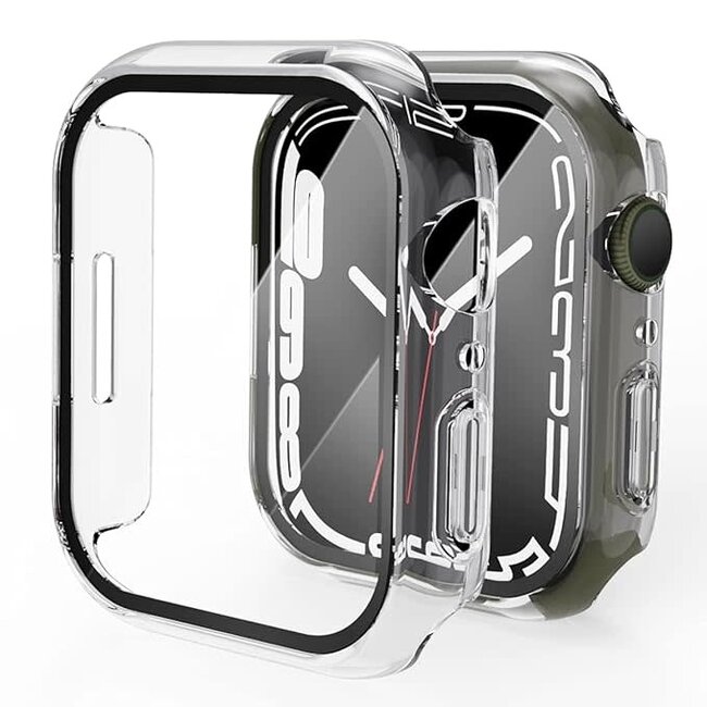 For Apple For Apple Watch 46mm - Watch Frame with Tempered Glass
