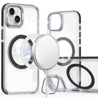 For Apple For Apple iPhone 15 MagSonic Camera Bracket Stand Magnetic Ring Circle Hybrid