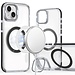 For Apple For Apple iPhone 15 MagSonic Camera Bracket Stand Magnetic Ring Circle Hybrid
