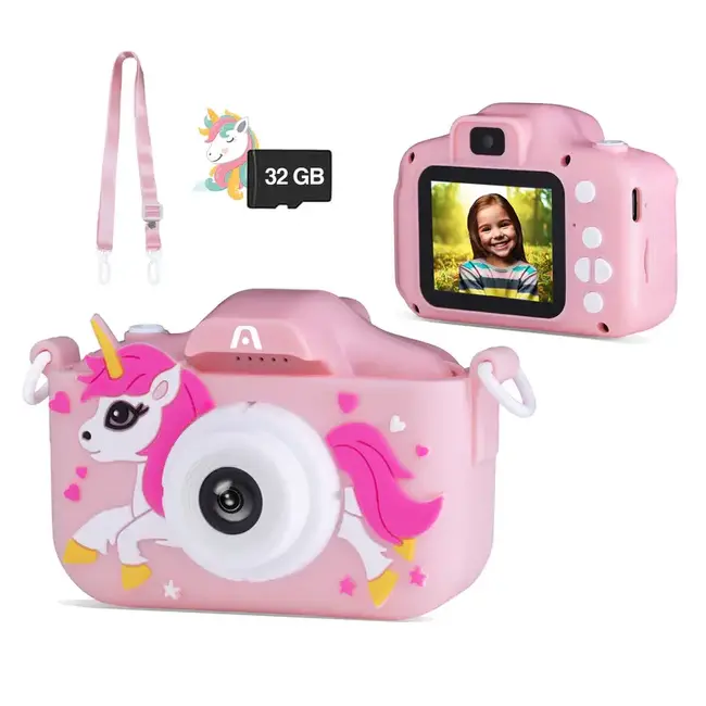 Argom Kids Selfie Digital Camera, Dual Lens Magic Pix 81