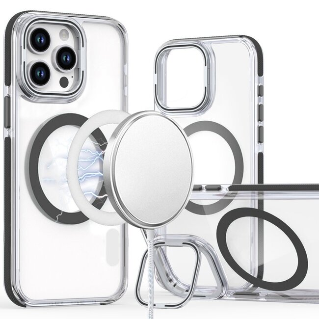 For Apple For Apple iPhone 13 Pro Max MagSonic Camera Bracket Stand Magnetic Ring Circle Hybrid