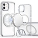 For Apple For Apple iPhone 12 & iPhone 12 Pro MagSonic Camera Bracket Stand Magnetic Ring Circle Hybrid