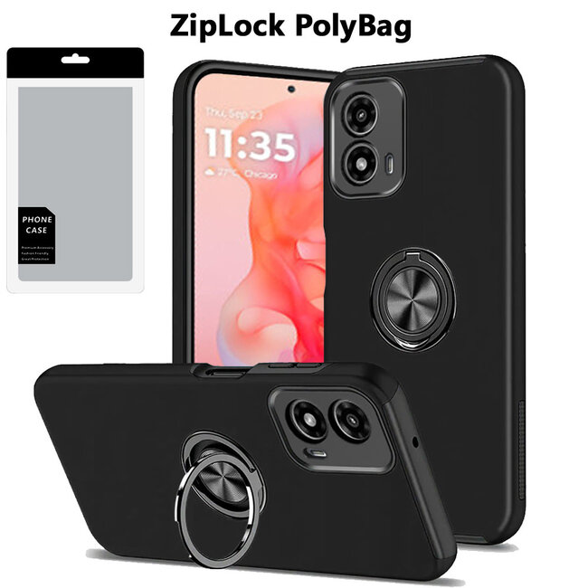 Motorola [PolyBag] For Motorola Moto G Stylus 5G 2024  CHIEF Oil Painted Magnetic Ring Stand Hybrid