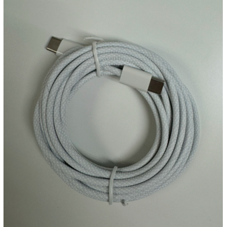 Techy Type C to Type C Fabric Round Cable 10 FT