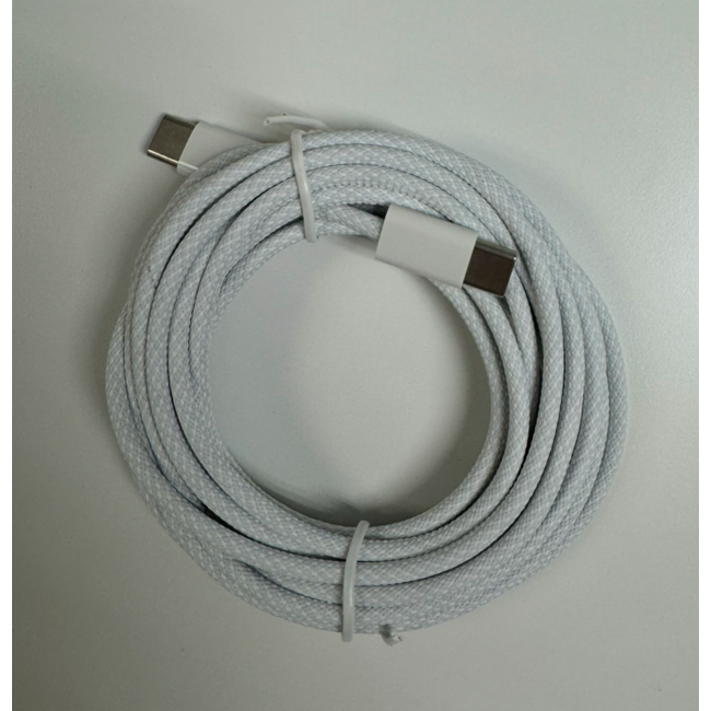 Techy Type C to Type C Fabric Round Cable 10 FT