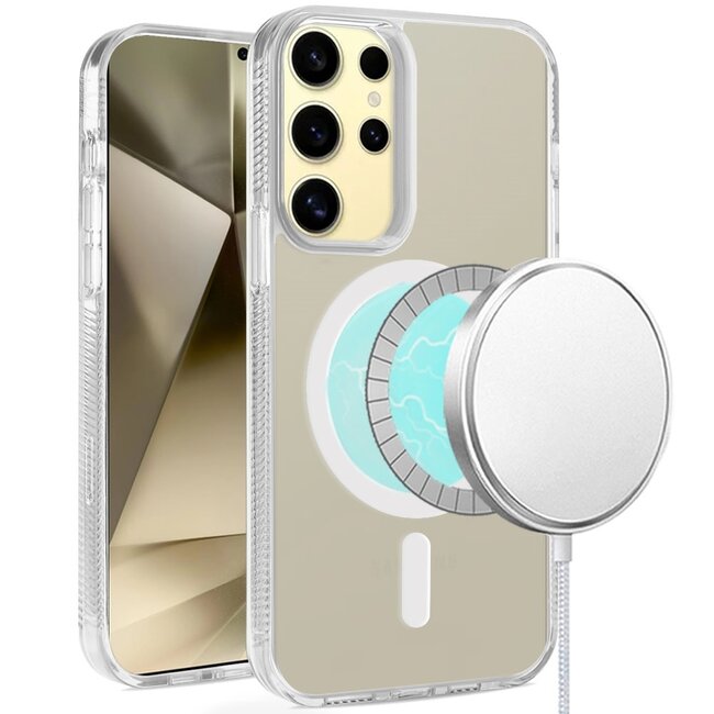 For Samsung For Samsung Galaxy s24 Ultra PURE Transparent [Magnetic Circle] High Quality Ultra Thick Hybrid
