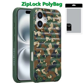 Techy [PolyBag] For iPhone 16 6.1 inch Magnetic Chrome Case