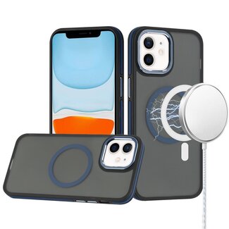 For Apple For Apple iPhone 11 (XI6.1) Royal Magnetic Ring Skin-Touch HQ Metal Buttons/Camera Lip Hybrid