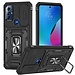 Motorola For Motorola Moto G Play 2023 Utter Tough Metal Ring Movable Camera Window Hybrid Case Cover