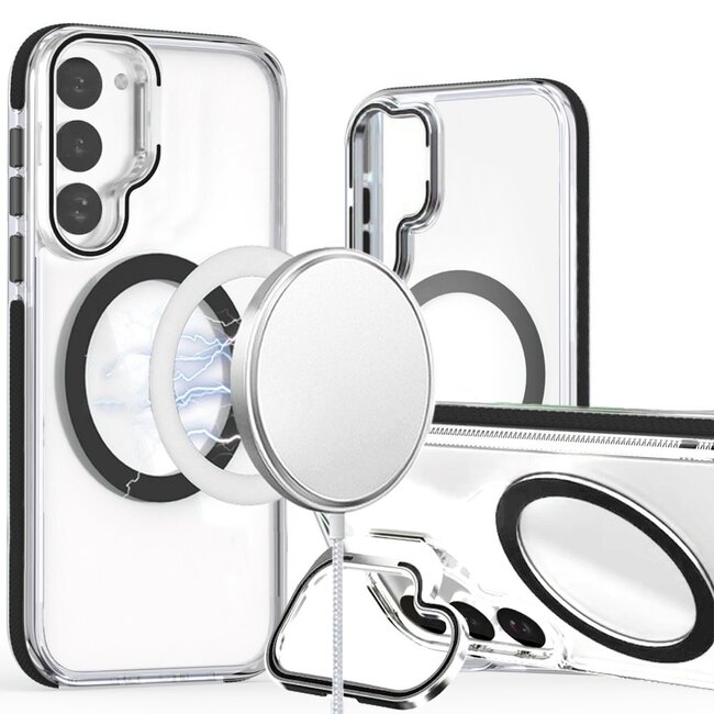For Samsung For Samsung Galaxy s21 Plus, s30 Plus MagSonic Camera Bracket Stand Magnetic Ring Circle Hybrid