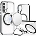 For Samsung For Samsung Galaxy s21 Plus, s30 Plus MagSonic Camera Bracket Stand Magnetic Ring Circle Hybrid