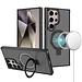For Samsung For Samsung Galaxy s25 Ultra Metal Chrome Kickstand Magnetic Circle Shockproof Matching Camera Hybrid