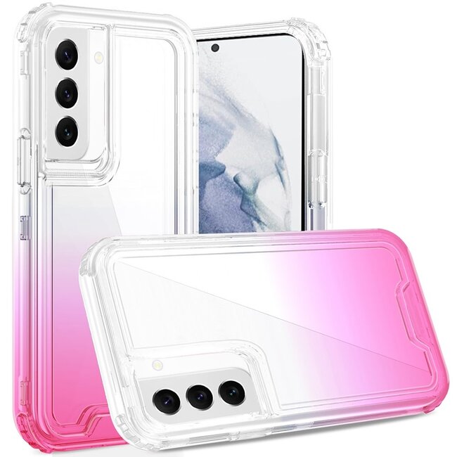 For Samsung For Samsung Galaxy s21, s30 Two Tone Shockproof Transparent Hybrid Case