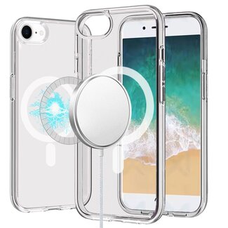 For Apple For Apple iPhone 16e / SE4 Sturdy Ultra Magnetic Circle Thick 3mm Transparent Hybrid