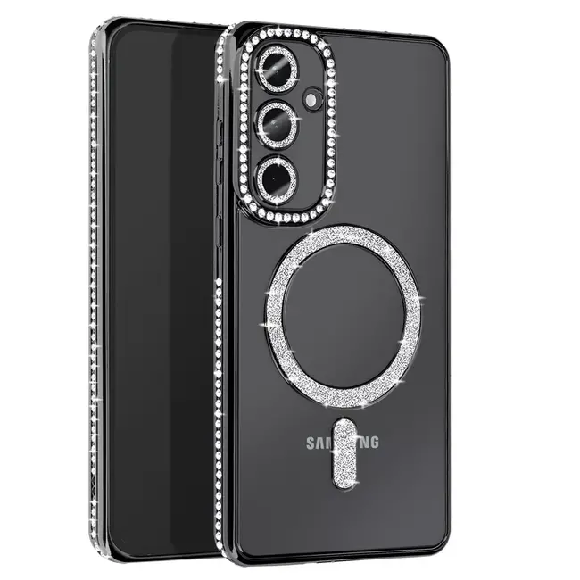 For Samsung For Samsung Galaxy A16 5G  Max Luxury Diamond Soft TPU Magnetic Case