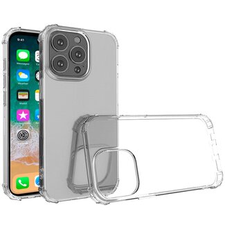 For Apple For Apple iPhone 16 Pro Max 6.9 inch Shockproof Transparent Thick TPU Case Cover