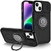 For Apple For Apple iPhone 14/13 Push Mount Friendly Camera Protective Ring Stand Hybrid Case