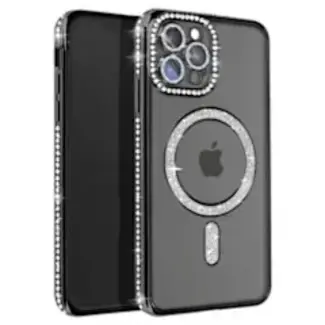 For Apple For Apple iPhone 15 Pro Max Luxury Diamond Soft TPU Magnetic Case