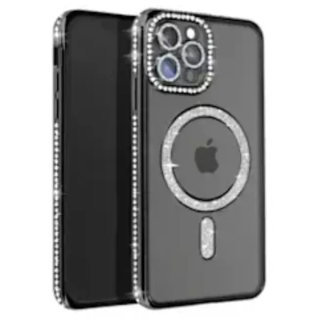 For Apple For Apple iPhone 15 Plus Luxury Diamond Soft TPU Magnetic Case