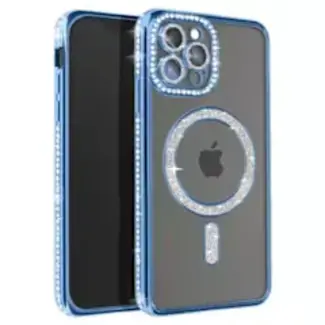 For Apple For Apple iPhone 14 Pro Luxury Diamond Soft TPU Magnetic Case