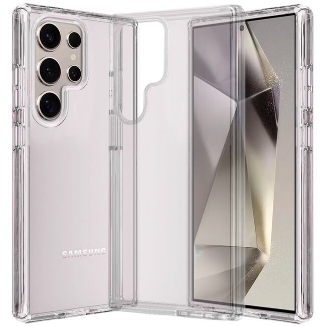 For Samsung For Samsung Galaxy s25 Ultra Sturdy Ultra Thick 3mm Transparent Hybrid Case Cover