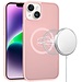 For Apple For Apple iPhone 13/14 Magnetic Circle Smooth Safe Matte Feel Hybrid Case