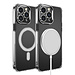 For Apple For Apple iPhone SE 3 (2022) SE/8/7 Thick Transparent Magnetic Circle Shockproof Hybrid