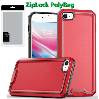 For Apple [PolyBag] For Apple iPhone SE 3 (2022) SE/8/7 Rank Tough Strong Modern Fused Hybrid
