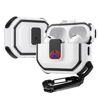 For Apple For AirPods 4 Switch Button Hybrid with Belt Loop