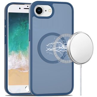 For Apple For Apple iPhone 16e / SE4 Magnetic Circle Smooth Safe Matte Feel Hybrid Case