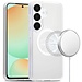 For Samsung For Samsung Galaxy S24 FE Magnetic Circle Smooth Safe Matte Feel Hybrid Case