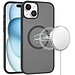 For Apple For Apple iPhone 15 Plus Magnetic Circle Smooth Safe Matte Feel Hybrid Case