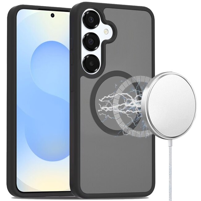 For Samsung For Samsung Galaxy s25 Plus/s24 Plus Magnetic Circle Smooth Safe Matte Feel Hybrid Case
