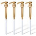Techy 4Pcs Coffee Syrup Pump Dispenser