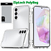 For Samsung [PolyBag] For Samsung Galaxy A36 Colored Shockproof Transparent Hard PC TPU Hybrid