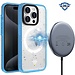 For Apple For Apple iPhone 15 Pro Max / Ultra METKASE Iridescent Spots [Magnetic Circle] Hybrid