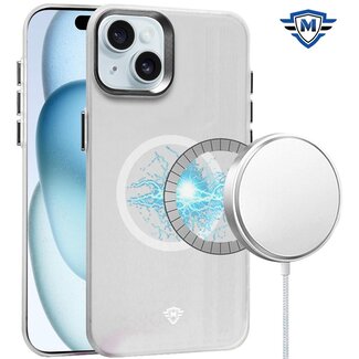 Techy For Apple iPhone 15 Pro Max / Ultra METKASE Matte Finish [Magnetic Circle] Premium Raised Camera Edge Hybrid