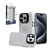For Apple For Apple iPhone 15 Pro METKASE New Premium MAGNETIC CIRCLE Shockproof Raised Camera Protection Hybrid