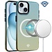 Techy For Apple iPhone 15 Pro METKASE Colorful Toned Transparent [Magnetic Circle] Shockproof Hybrid