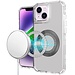 For Apple For Apple iPhone 14/13 Magnetic Ring Circle Bling Chrome 3in1 Hybrid Case
