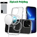 For Apple [PolyBag] For Apple iPhone 13 Pro Max Thick Transparent [Magnetic Circle] Shockproof Hybrid