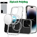For Apple [PolyBag] For Apple iPhone 14 Pro Max Thick Transparent Magnetic Circle Shockproof Hybrid